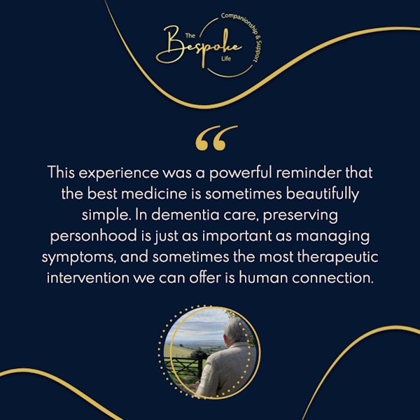 The Bespoke Life - providing companionship, peace of mind, independence and combating loneliness